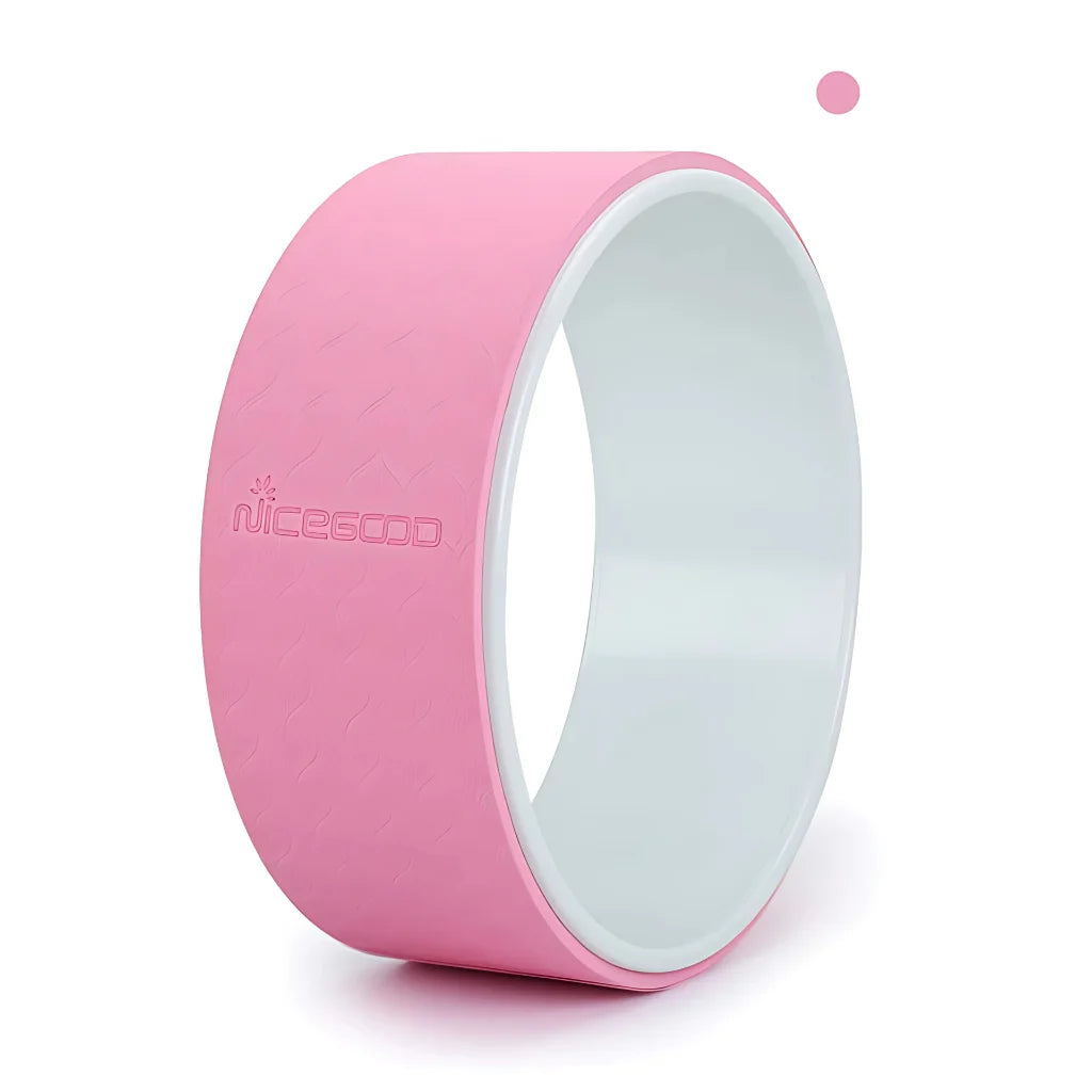 Back Stretching Wheel For Posture & Flexibility Support - Pink