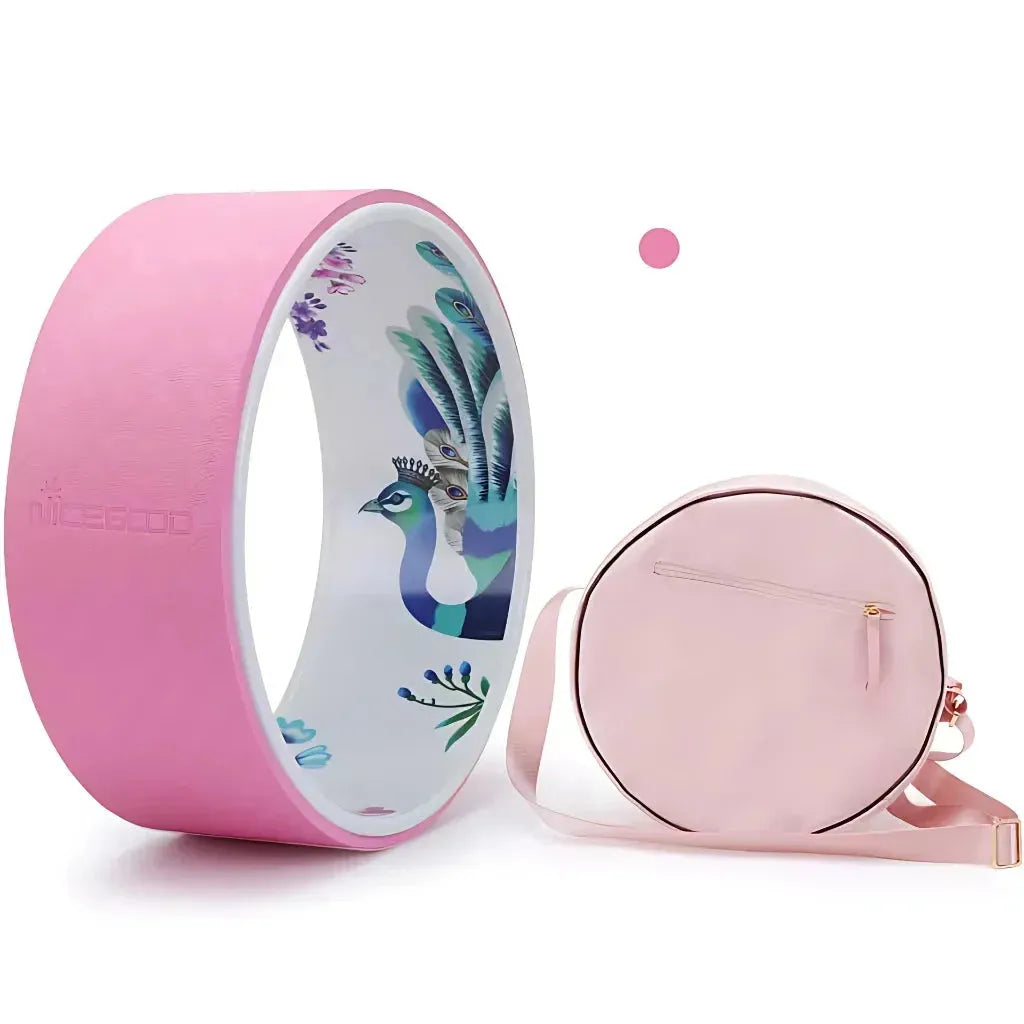 Back Stretching Wheel For Posture & Flexibility Support - Print the pollen