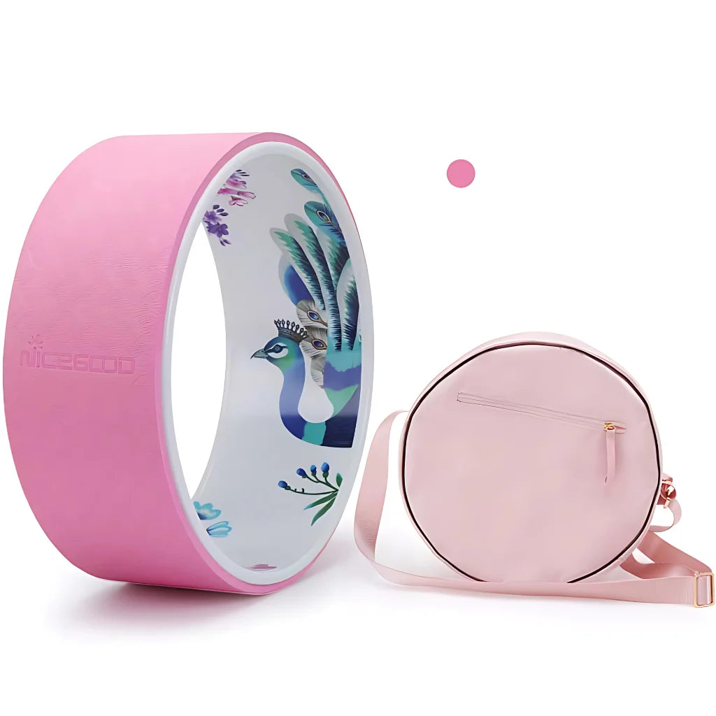 Back Stretching Wheel For Posture & Flexibility Support - Print the pollen