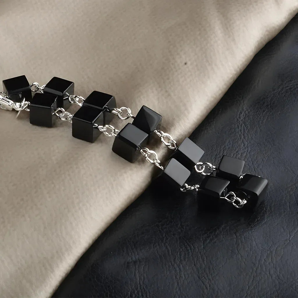 Bead Bracelet Black For Everyday Grounding - Black