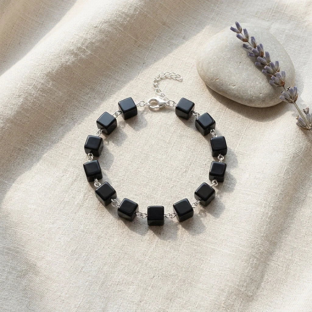 Bead Bracelet Black For Everyday Grounding - Black