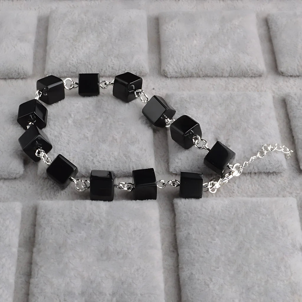 Bead Bracelet Black For Everyday Grounding - Black