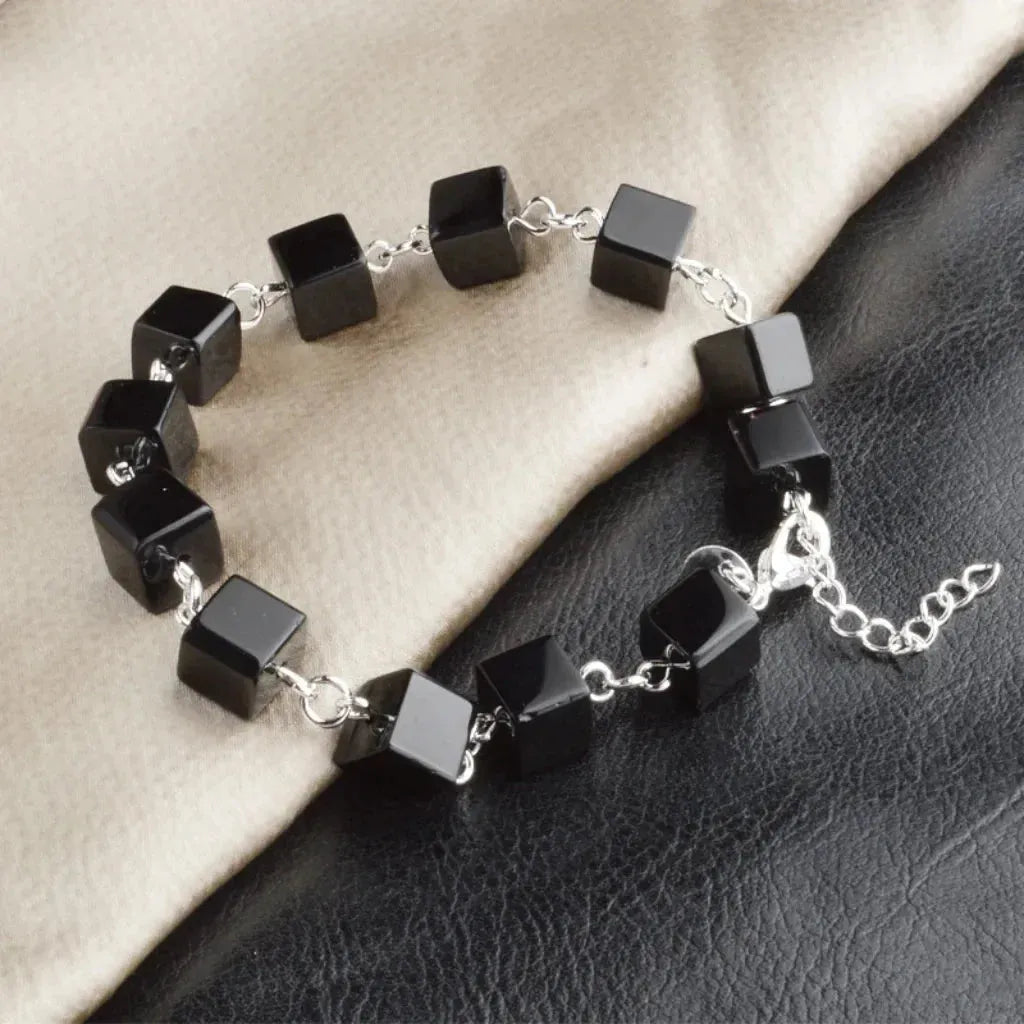 Bead Bracelet Black For Everyday Grounding - Black