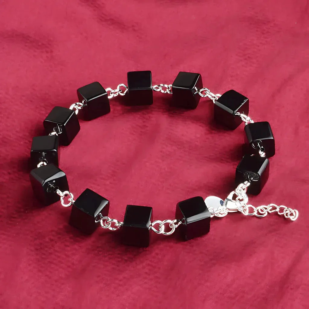 Bead Bracelet Black For Everyday Grounding - Black