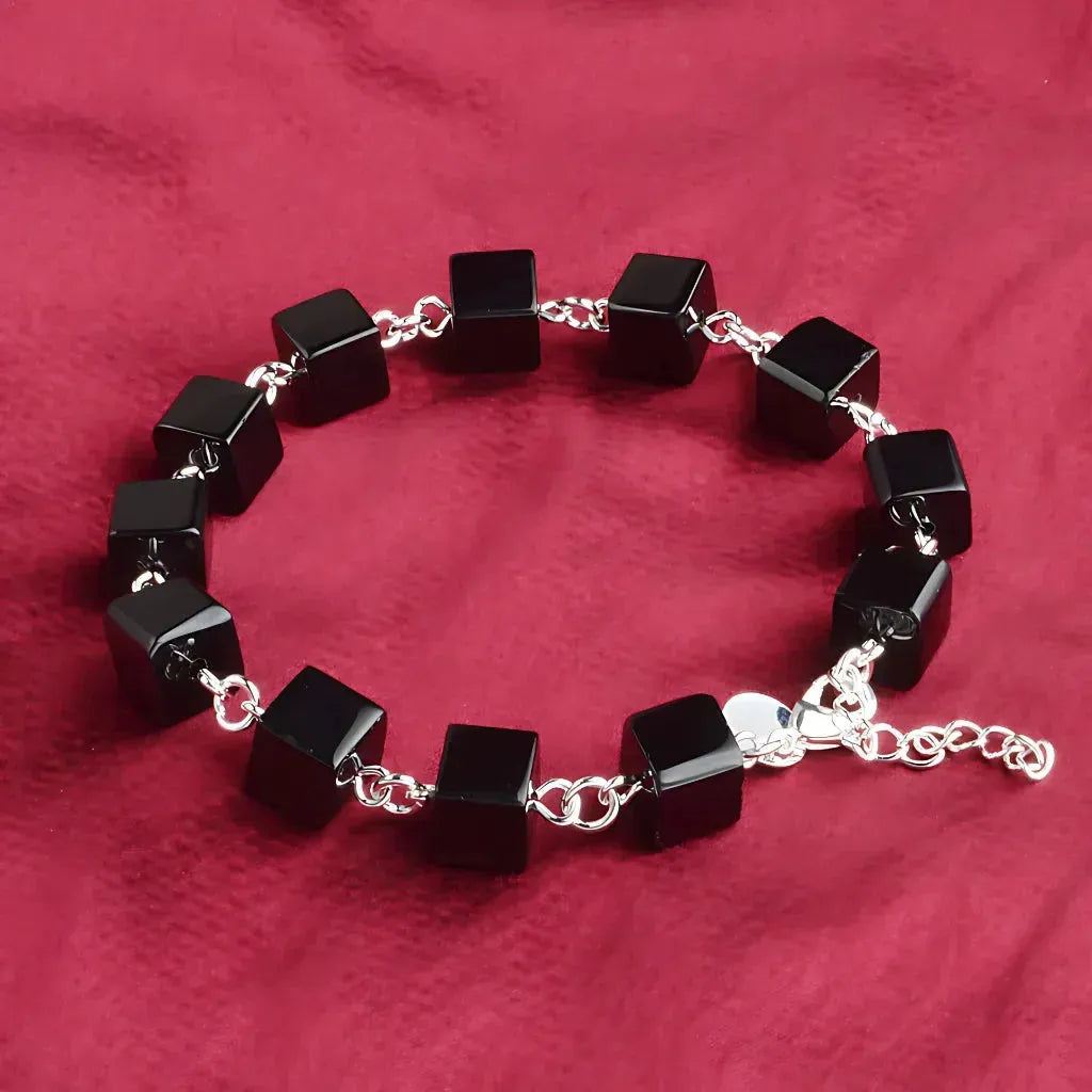 Bead Bracelet Black For Everyday Grounding - Black