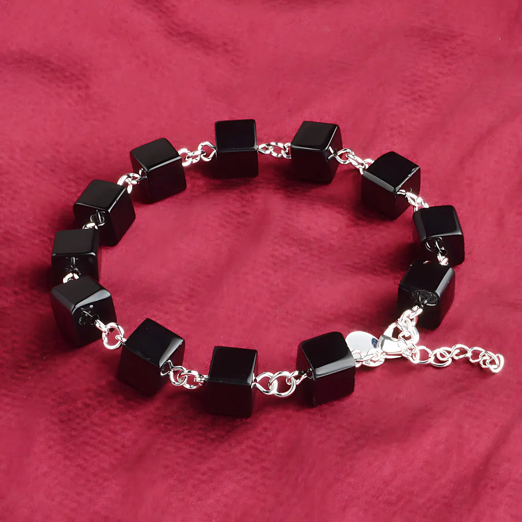 Bead Bracelet Black For Everyday Grounding - Black