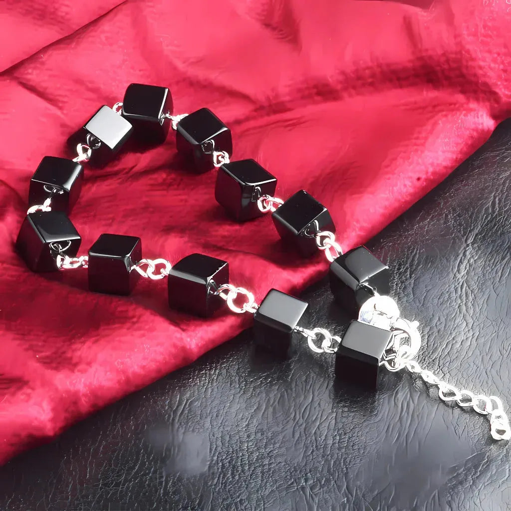 Bead Bracelet Black For Everyday Grounding - Black