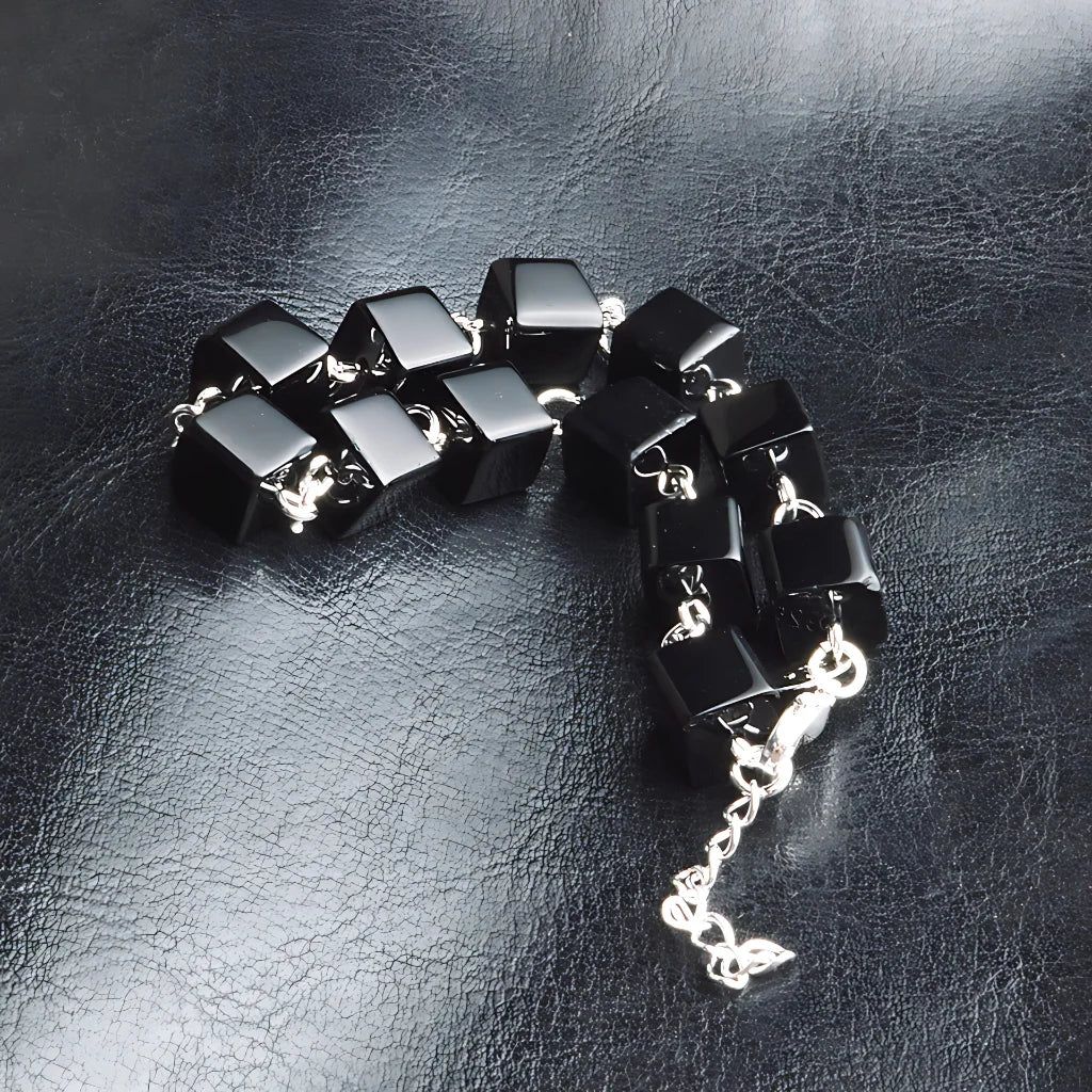 Bead Bracelet Black For Everyday Grounding - Black