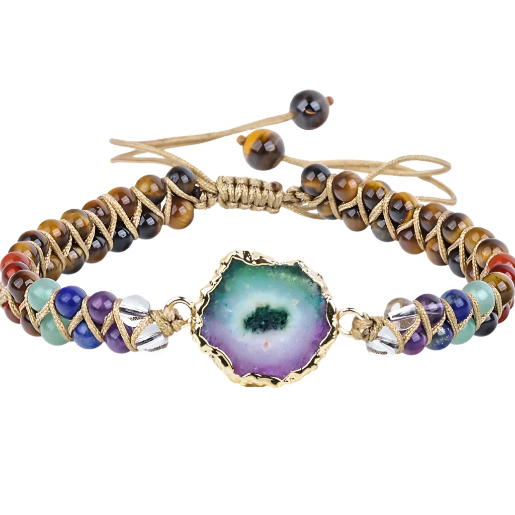 Bead Bracelets With String For Everyday Balance - Lapis G424