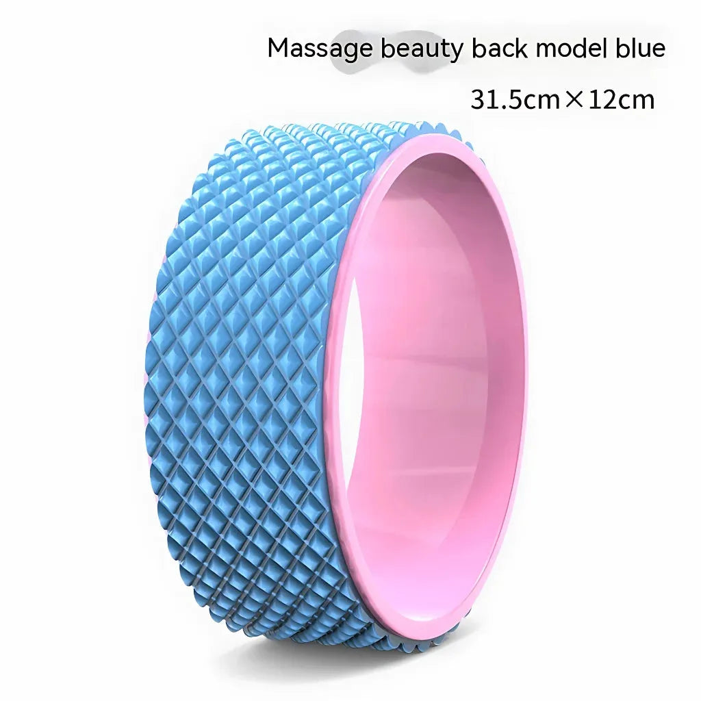 Bend It Yoga Wheel For Deep Backbends And Flexibility - Blue