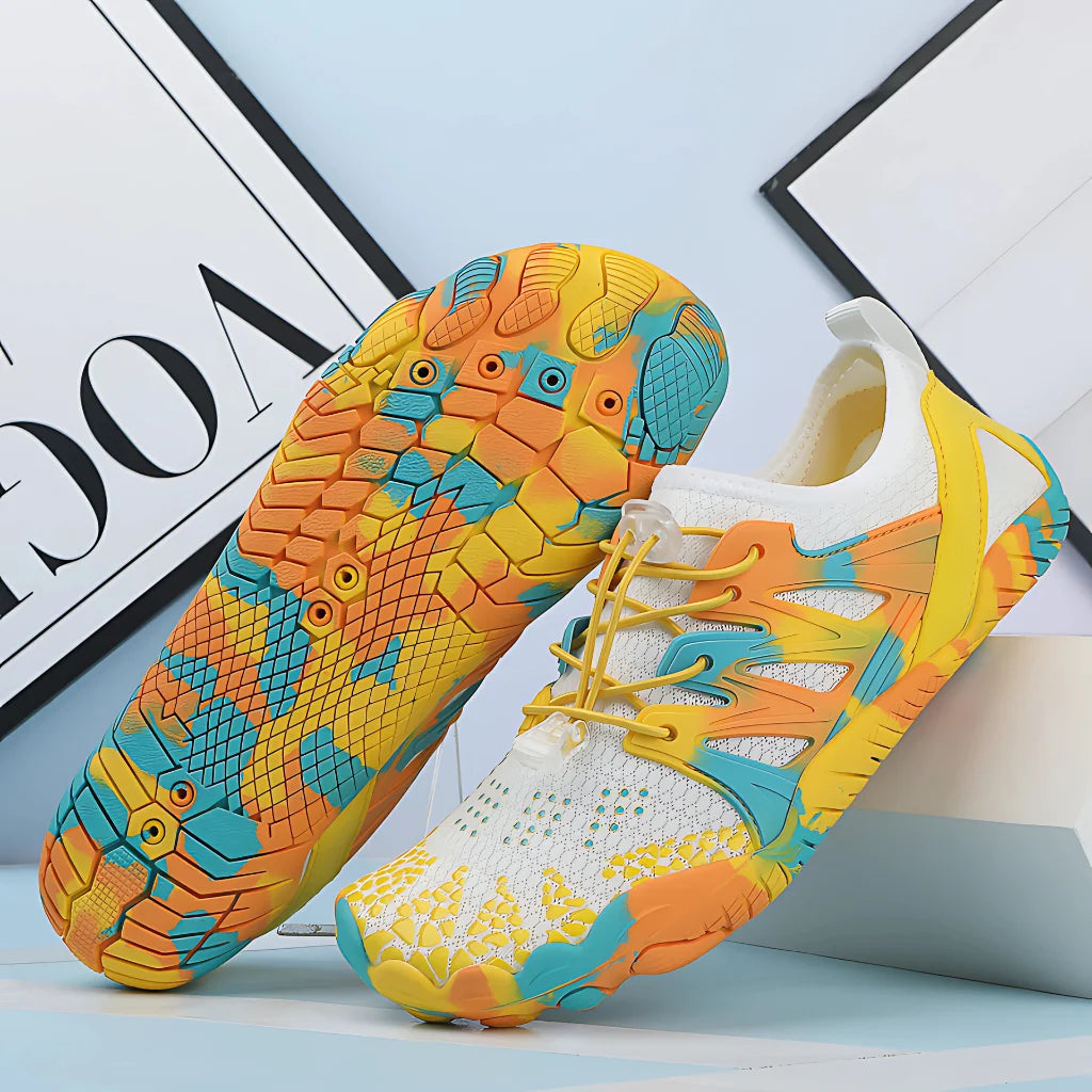 Best Shoes For Yoga With Breathable Mesh Design - Yellow / 35