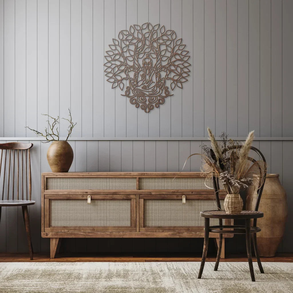 Bodhi Tree Metal Wall Art Decor For Sacred Spaces