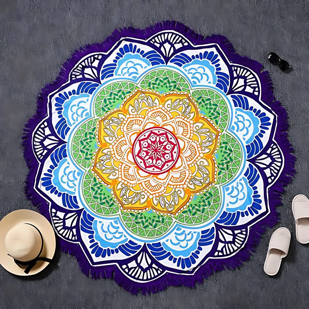 Boho-Inspired Zen Area Rugs For Indoor And Outdoor Use - Style A / 150 x 150 cm