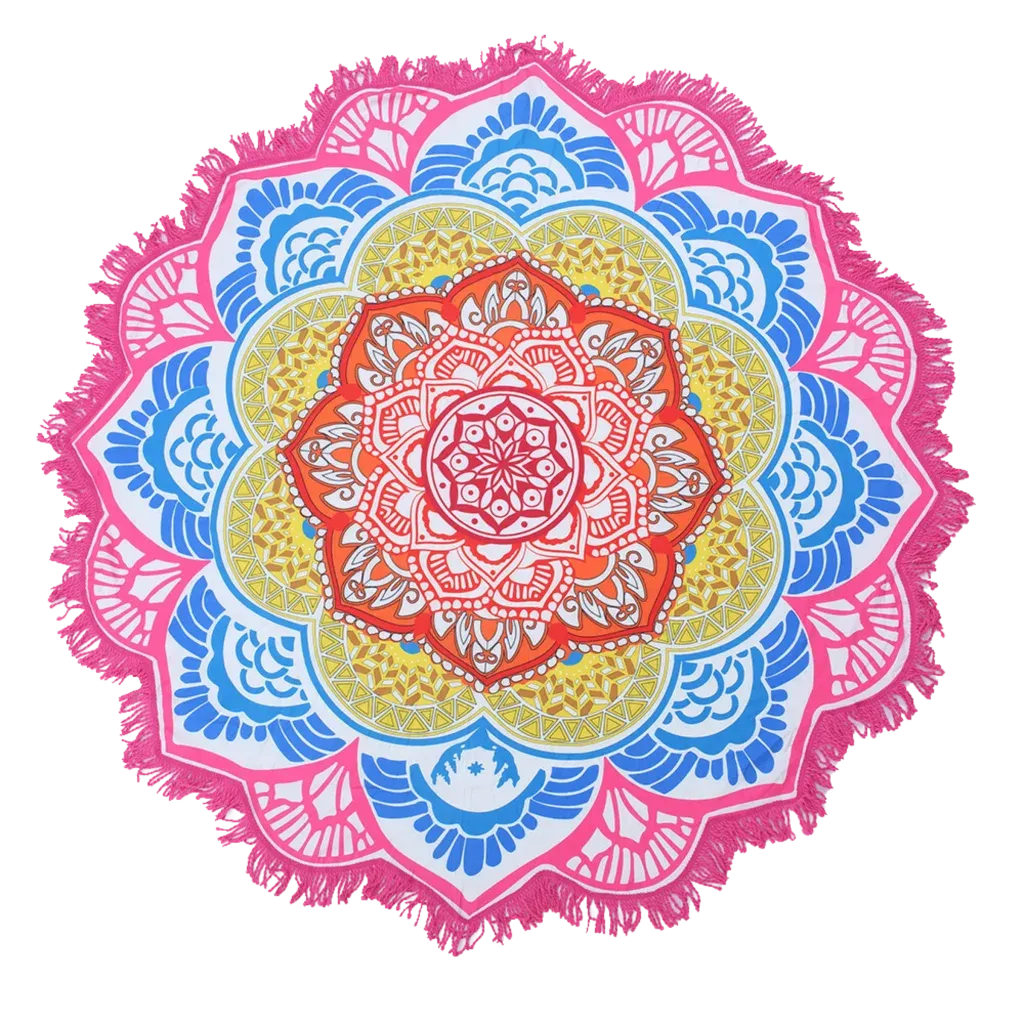 Boho-Inspired Zen Area Rugs For Indoor And Outdoor Use - Style J Crystal velvet / 150 x 150 cm