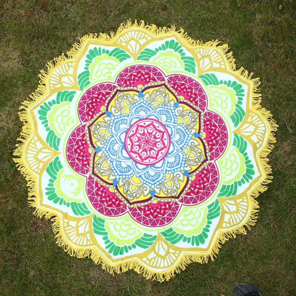 Boho-Inspired Zen Area Rugs For Indoor And Outdoor Use - Style K / 150 x 150 cm