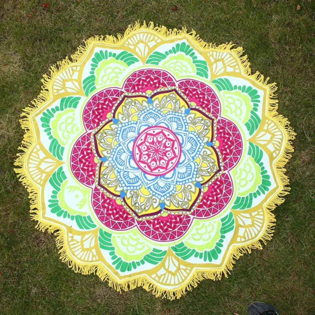 Boho-Inspired Zen Area Rugs For Indoor And Outdoor Use - Style K / 150 x 150 cm