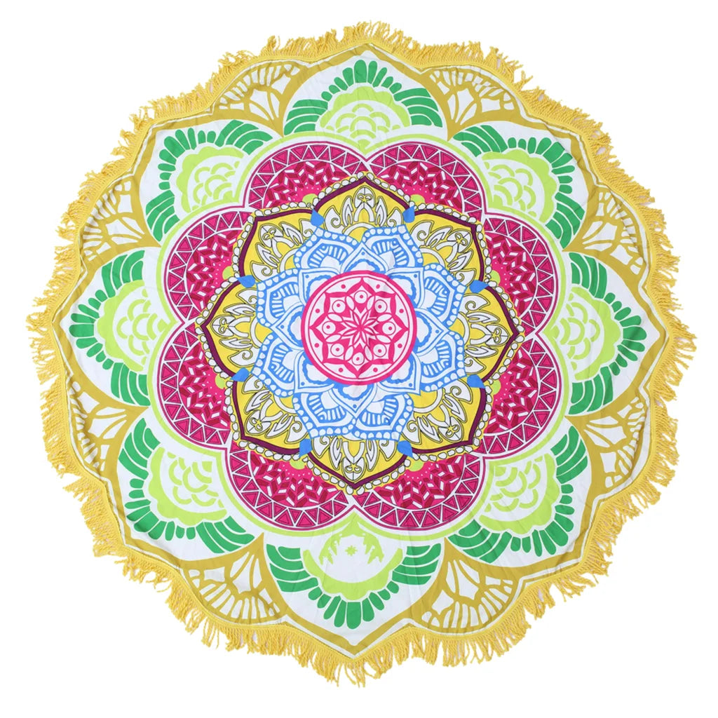 Boho-Inspired Zen Area Rugs For Indoor And Outdoor Use - Style K Crystal velvet / 150 x 150 cm