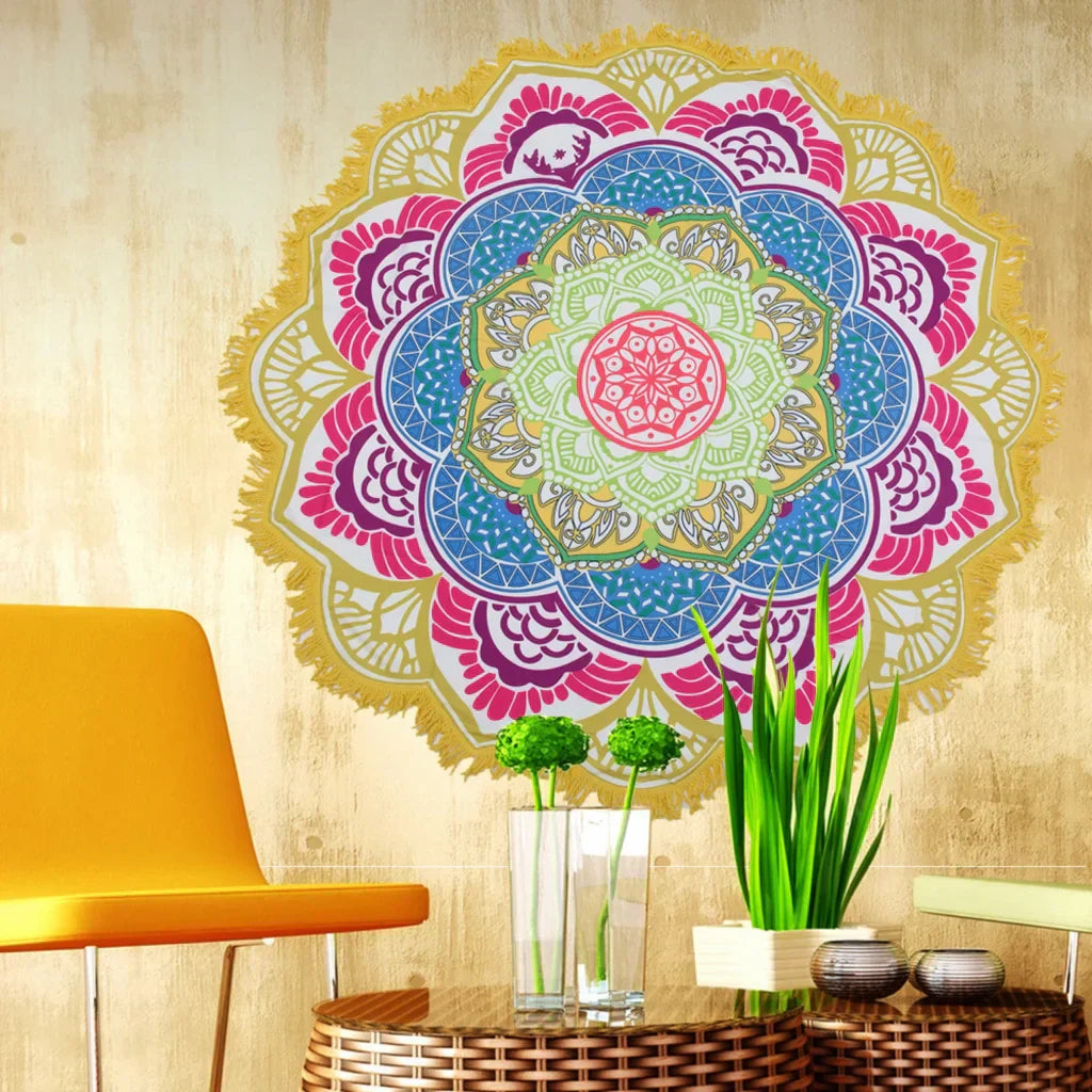 Boho-Inspired Zen Area Rugs For Indoor And Outdoor Use - Style L / 150 x 150 cm