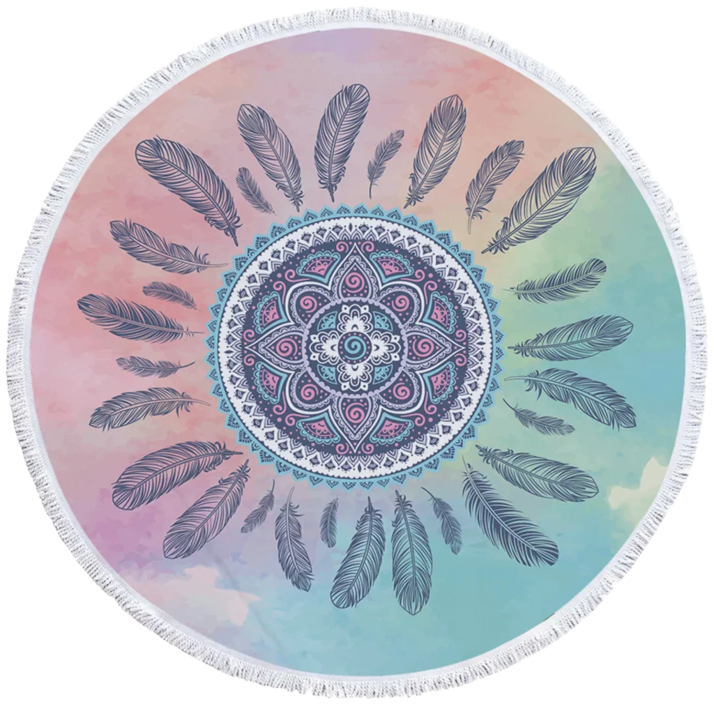 Boho-Inspired Zen Area Rugs For Indoor And Outdoor Use - Style N / 150 x 150 cm