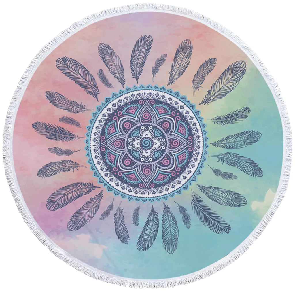 Boho-Inspired Zen Area Rugs For Indoor And Outdoor Use - Style N / 150 x 150 cm
