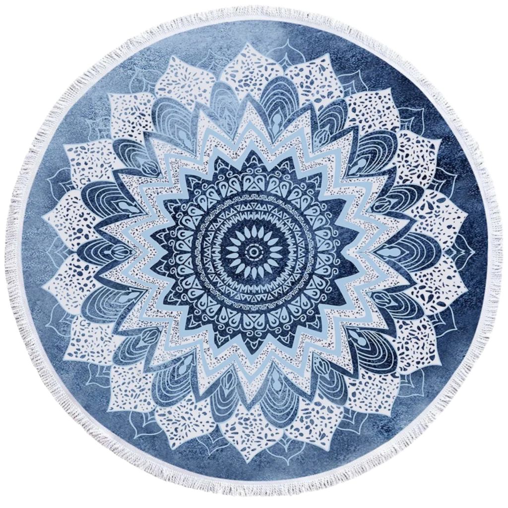 Boho-Inspired Zen Area Rugs For Indoor And Outdoor Use - Style O / 150 x 150 cm