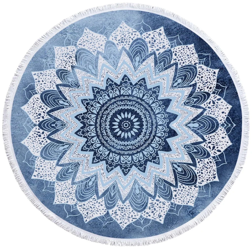 Boho-Inspired Zen Area Rugs For Indoor And Outdoor Use - Style O / 150 x 150 cm