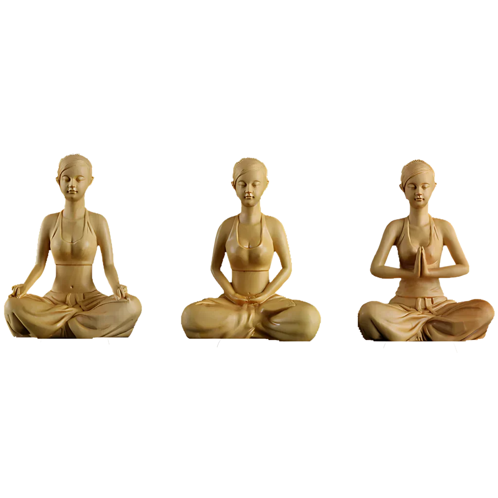 Boxwood Meditation Sculpture For Modern Zen Spaces