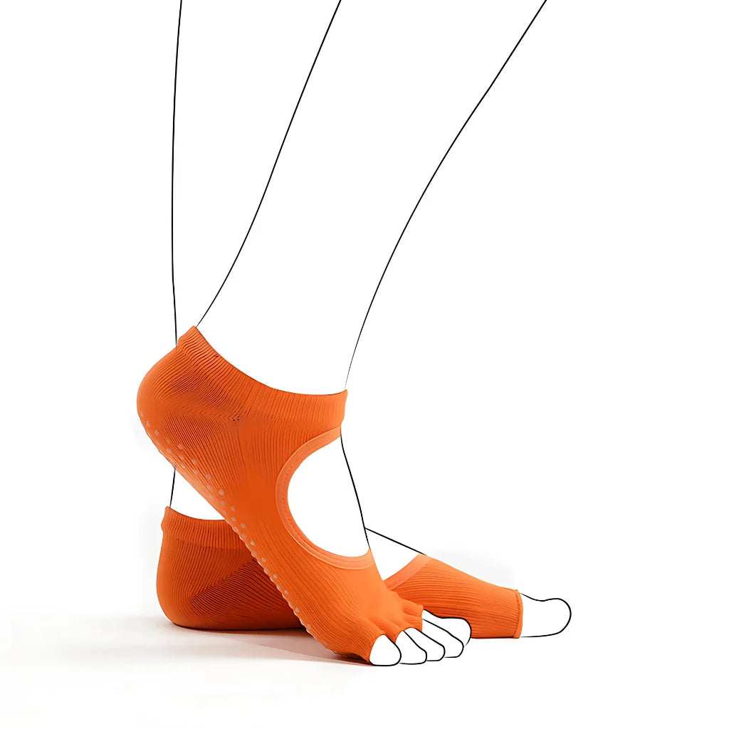 Breathable Grippy Yoga Socks For Better Balance