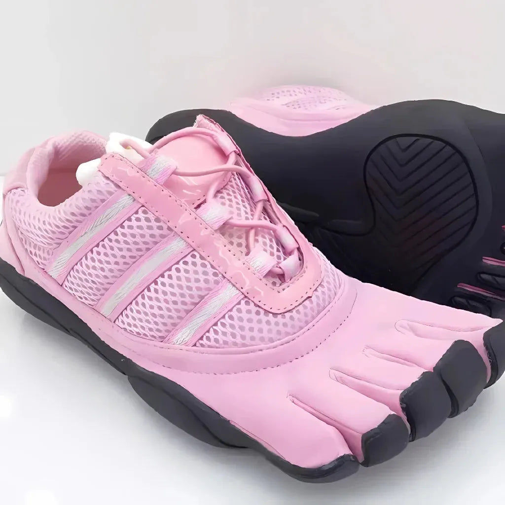 Breathable Pilates Shoes With Toe Flex Design - Pink / 35
