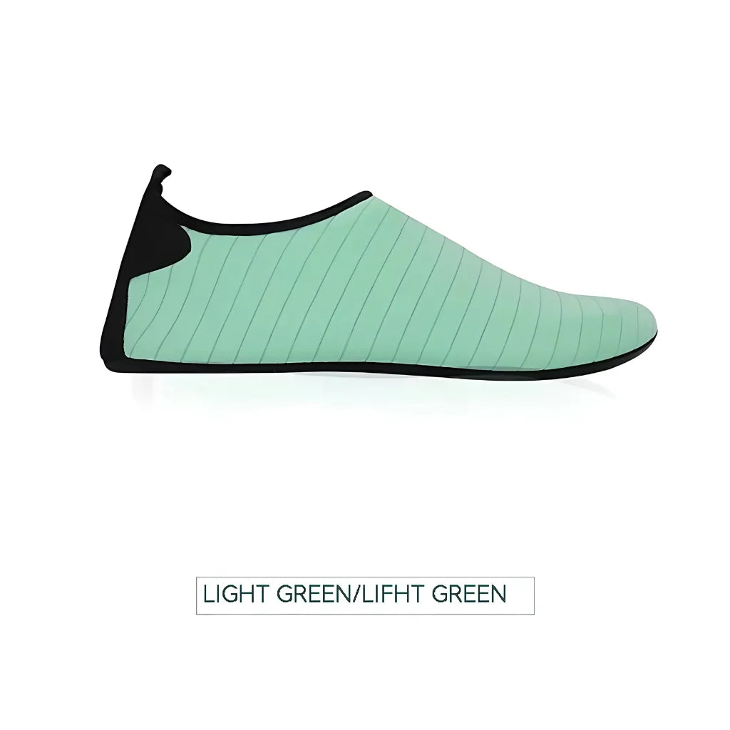 Breathable Slip On Yoga Mat Shoes For Any Flow - Light Green / 32-33