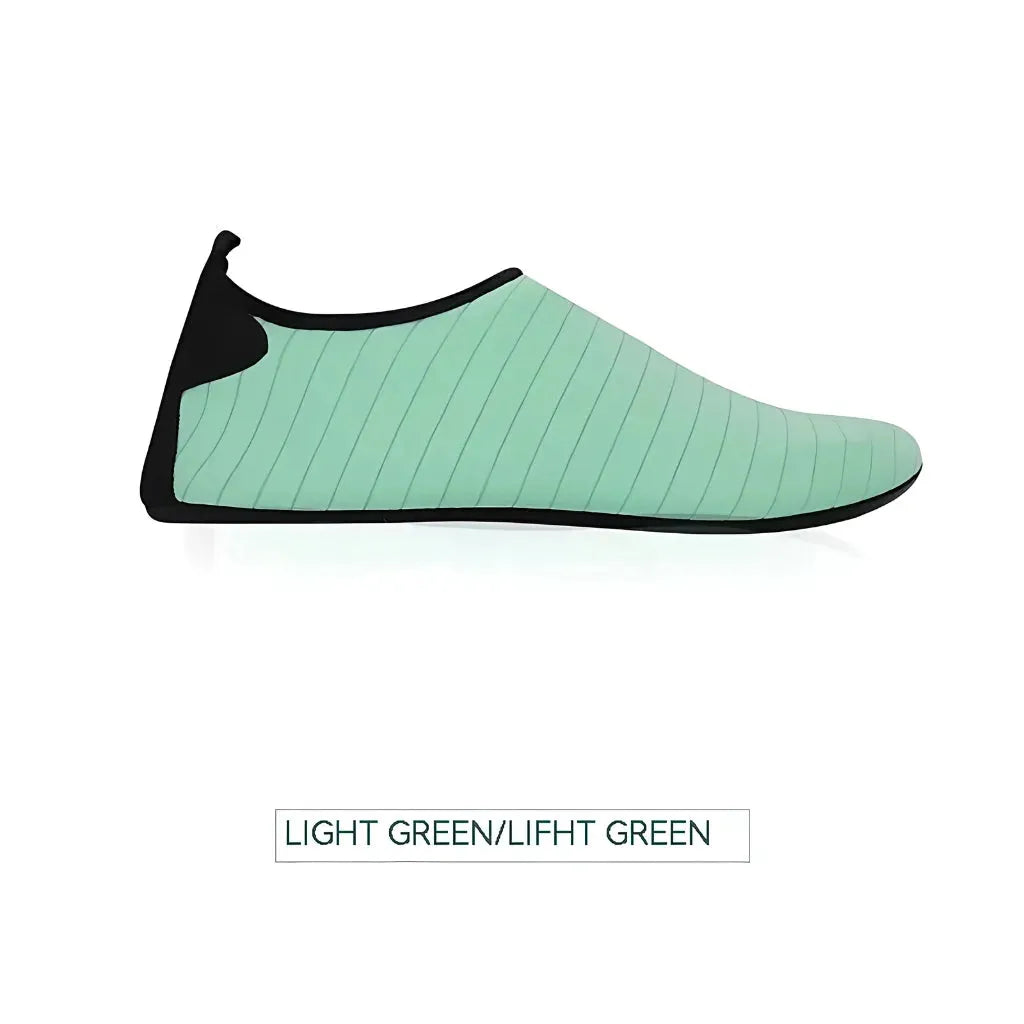 Breathable Slip On Yoga Mat Shoes For Any Flow - Light Green / 32-33