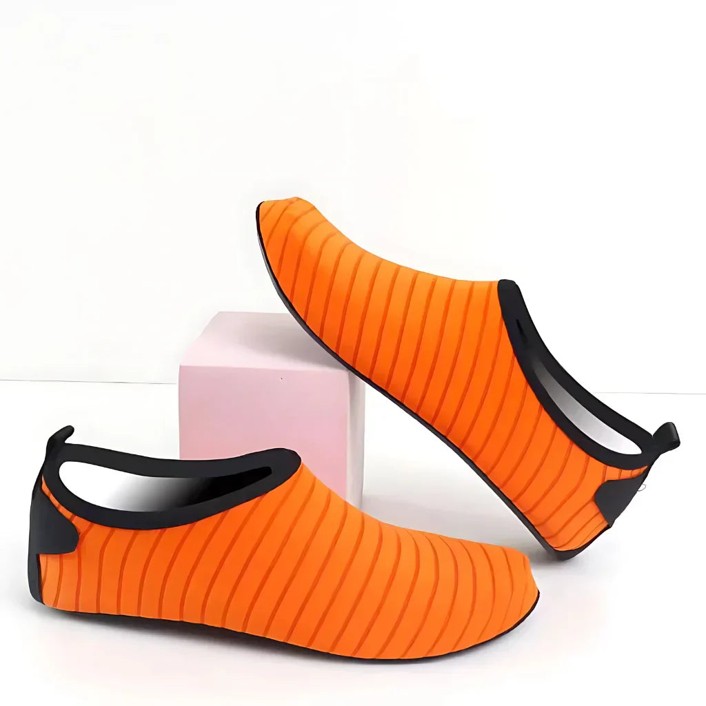 Breathable Slip On Yoga Mat Shoes For Any Flow - Orange / 32-33