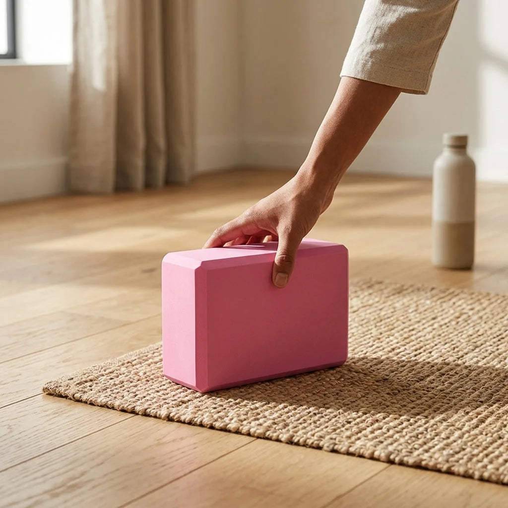 Bricks For Yoga With Hexa Grip And EVA Support