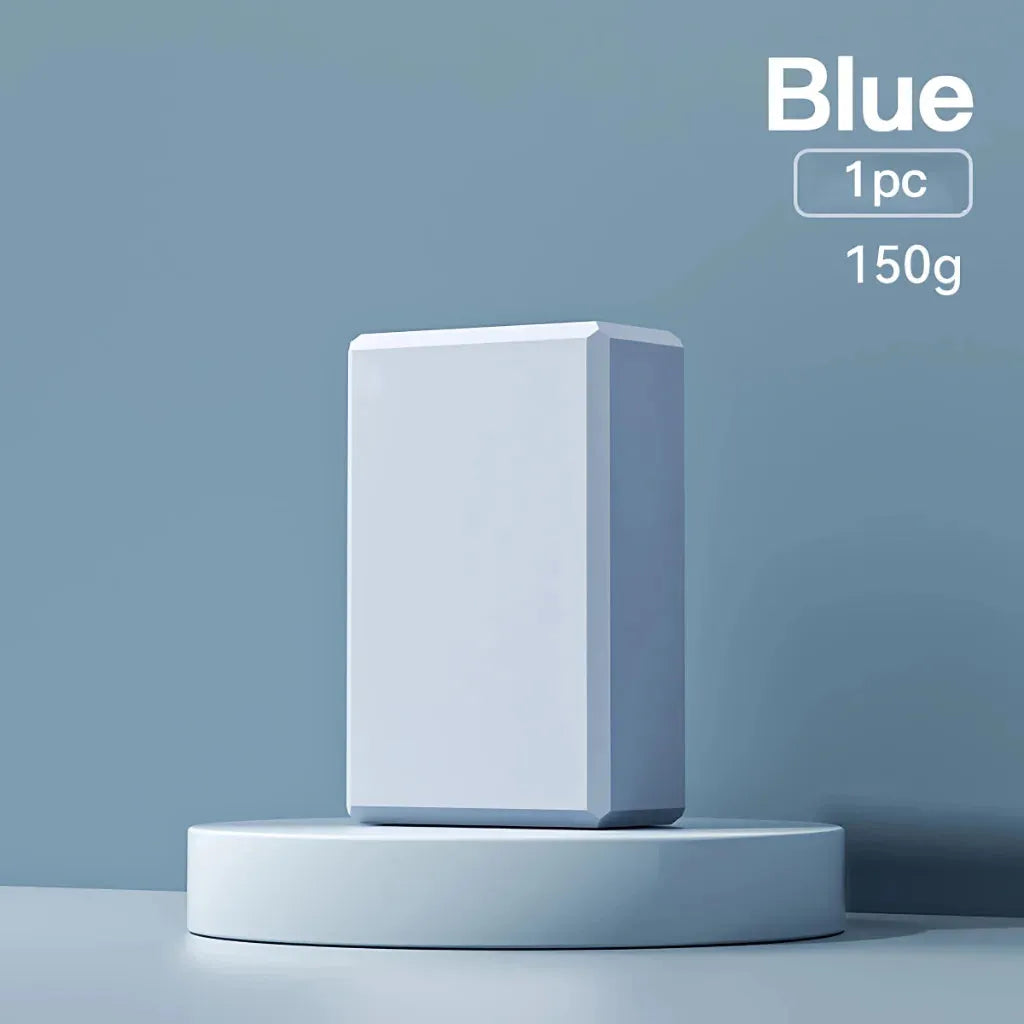 Bricks For Yoga With Hexa Grip And EVA Support - Blue