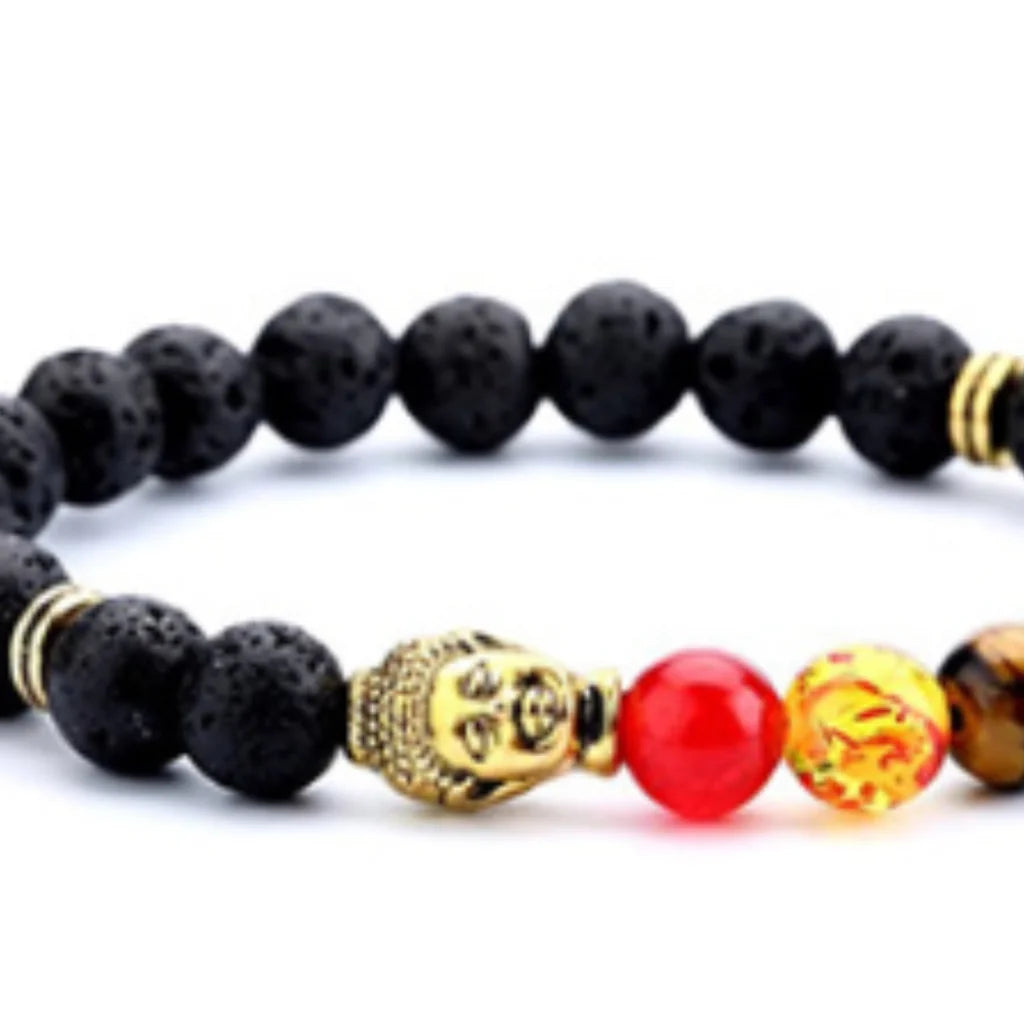 Buddha Meditation Bracelet With Natural Stones