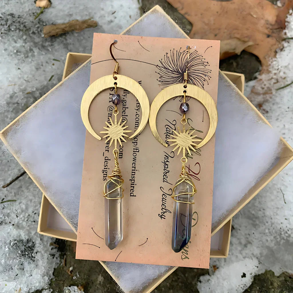 Celestial Charm Boho Chandelier Earrings - Earrings