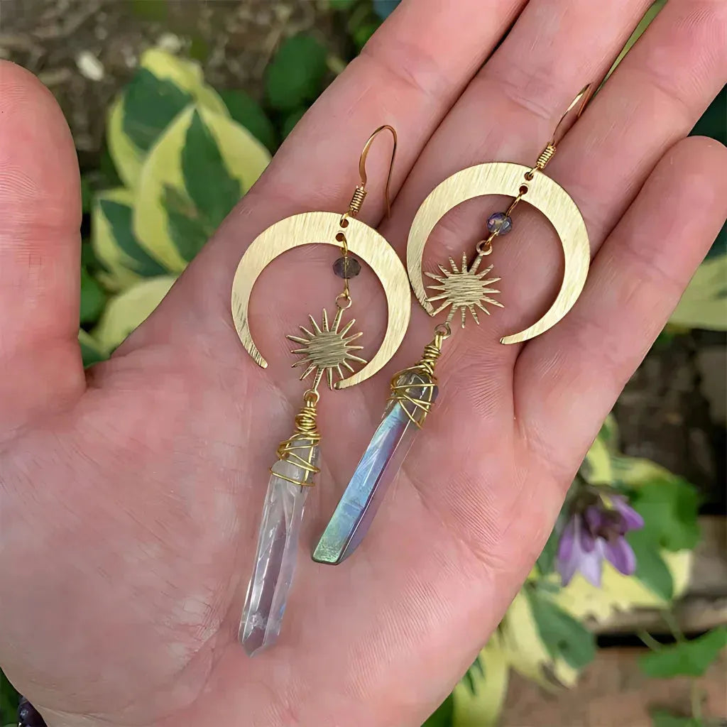 Celestial Charm Boho Chandelier Earrings - Earrings