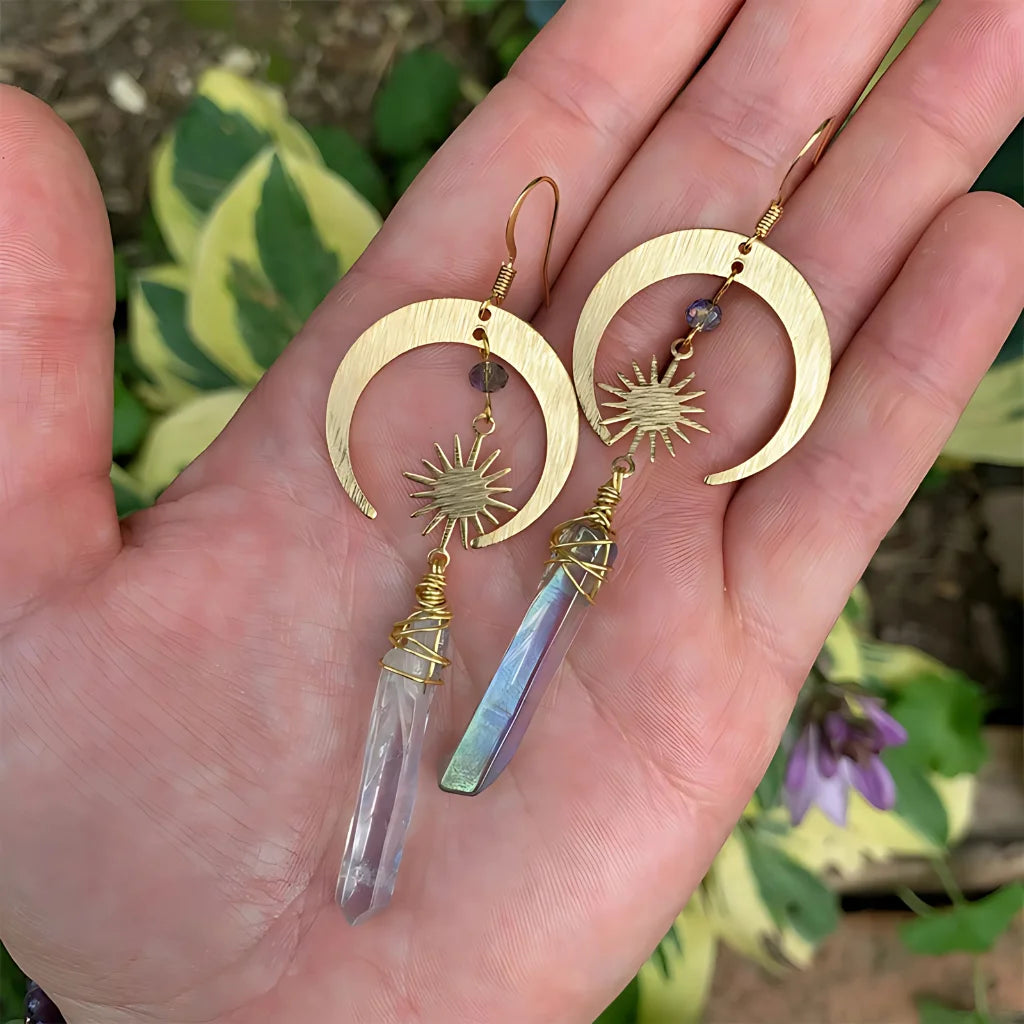 Celestial Charm Boho Chandelier Earrings - Earrings