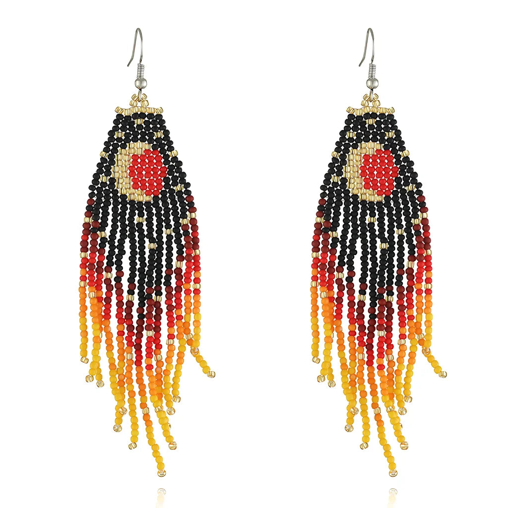 Celestial Charms Boho Tassel Earrings - 1style