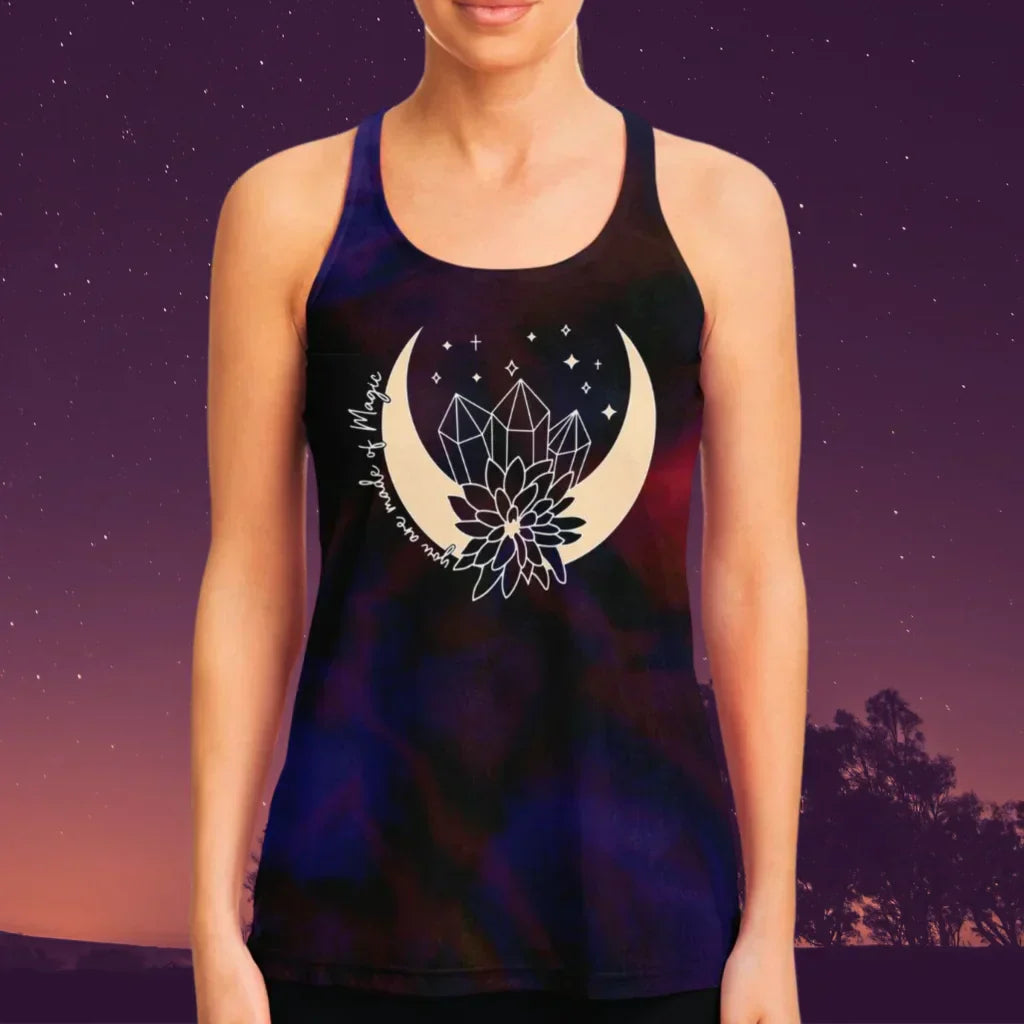 Celestial Magic Ladies Racerback Tank