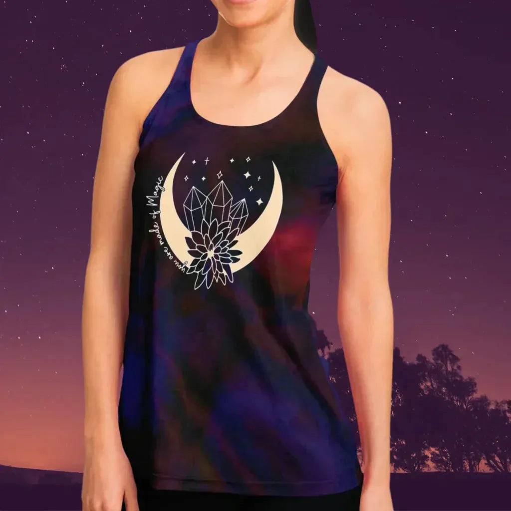 Celestial Magic Ladies Racerback Tank