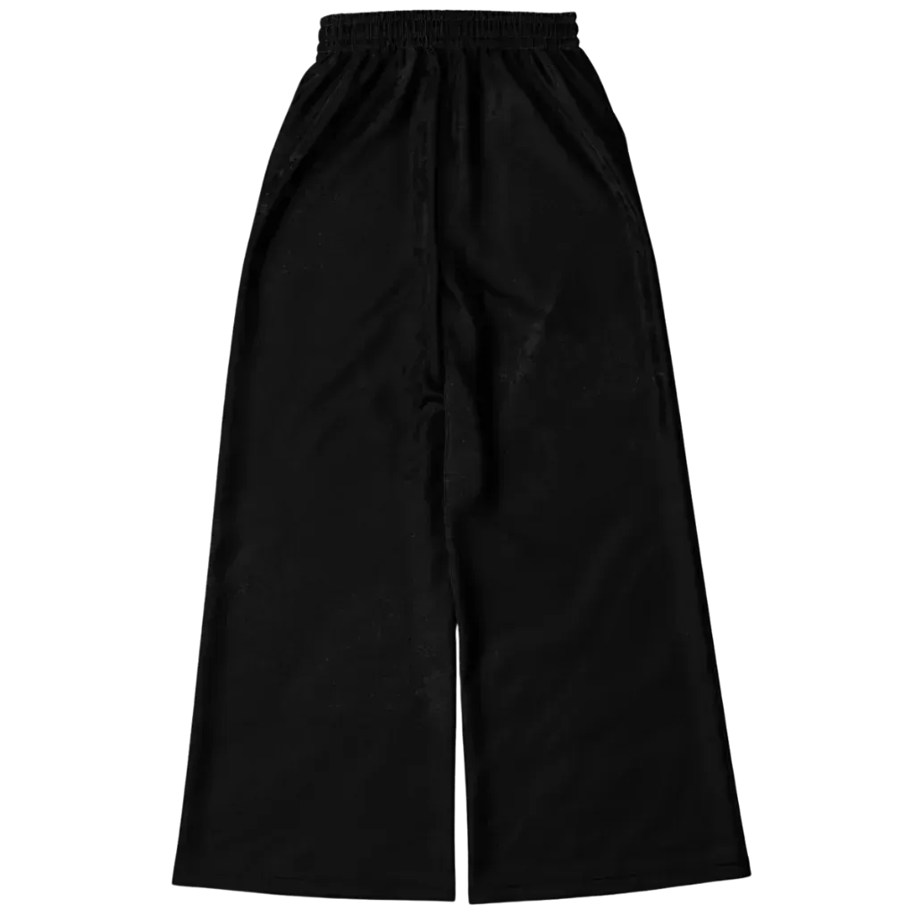 Chakra Energy Flared Joggers – Symbolic Black Base