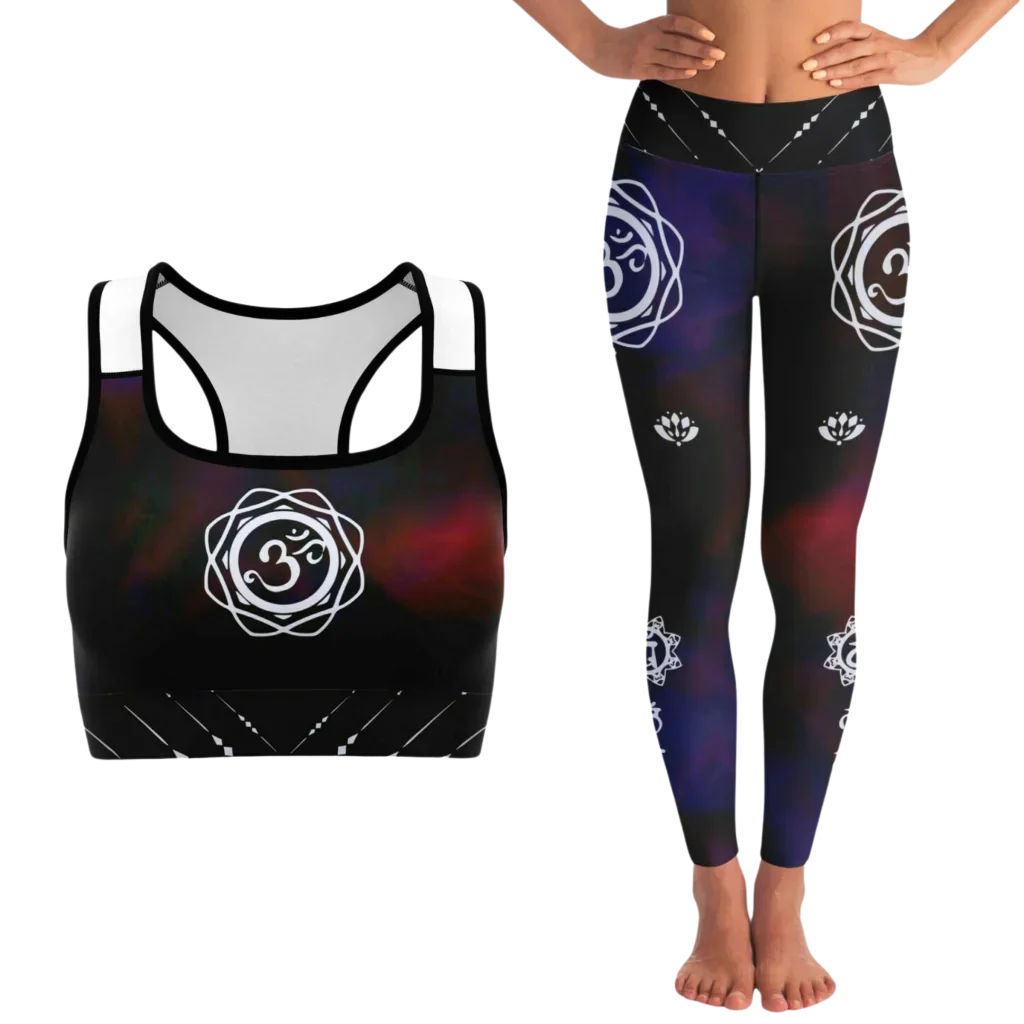 Chakra Flow Fitness Outfit Sets For Women - XS / XS