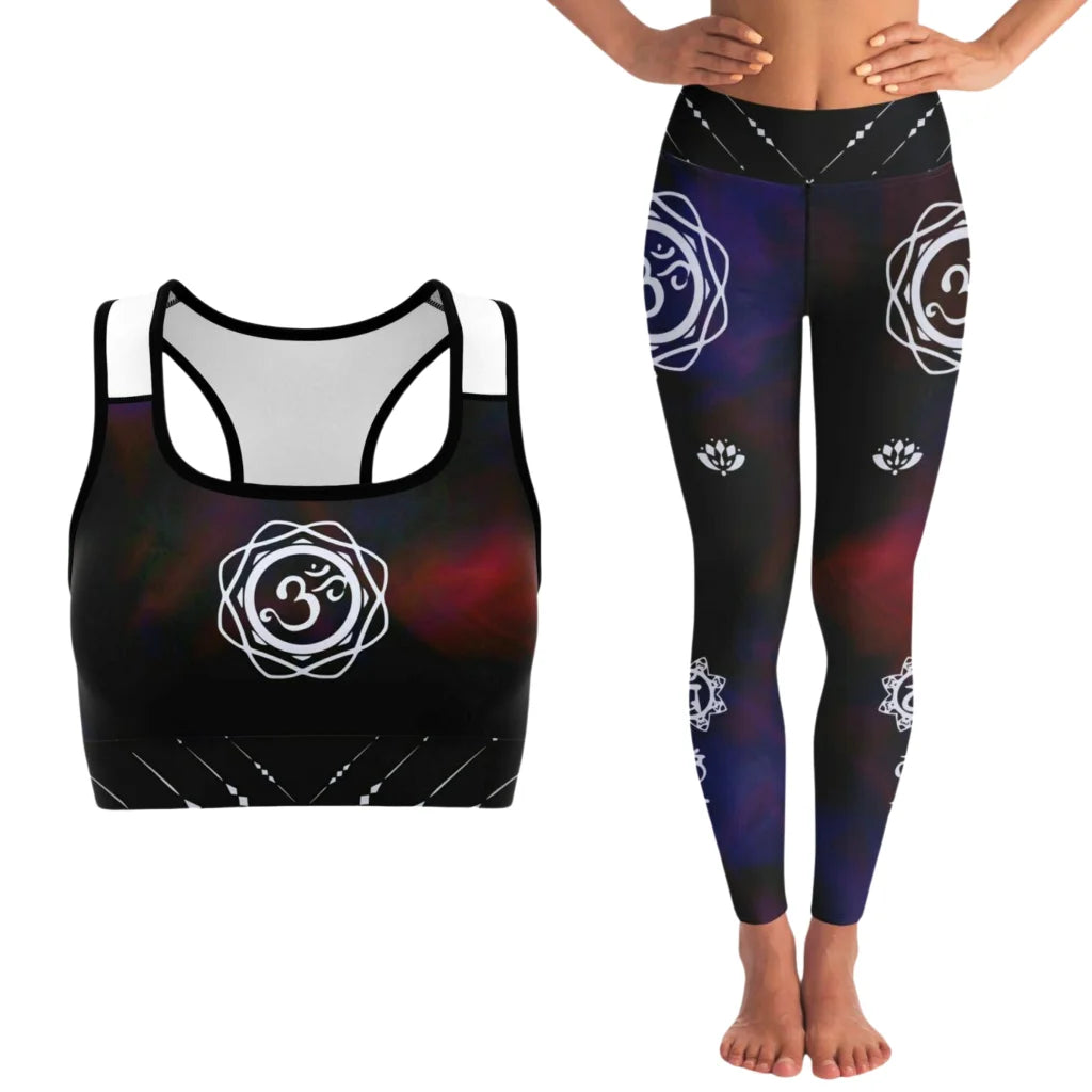 Chakra Flow Fitness Outfit Sets For Women - XS / XS