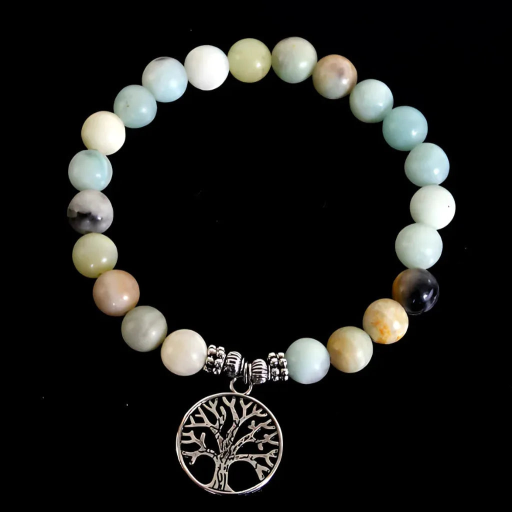 Charm Cute Bracelet With Spiritual Symbols - Life Tree