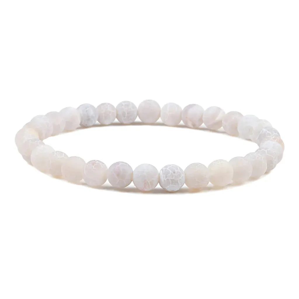 Colorful Drop Shape Beaded Braclets For Wellness Style - Gray