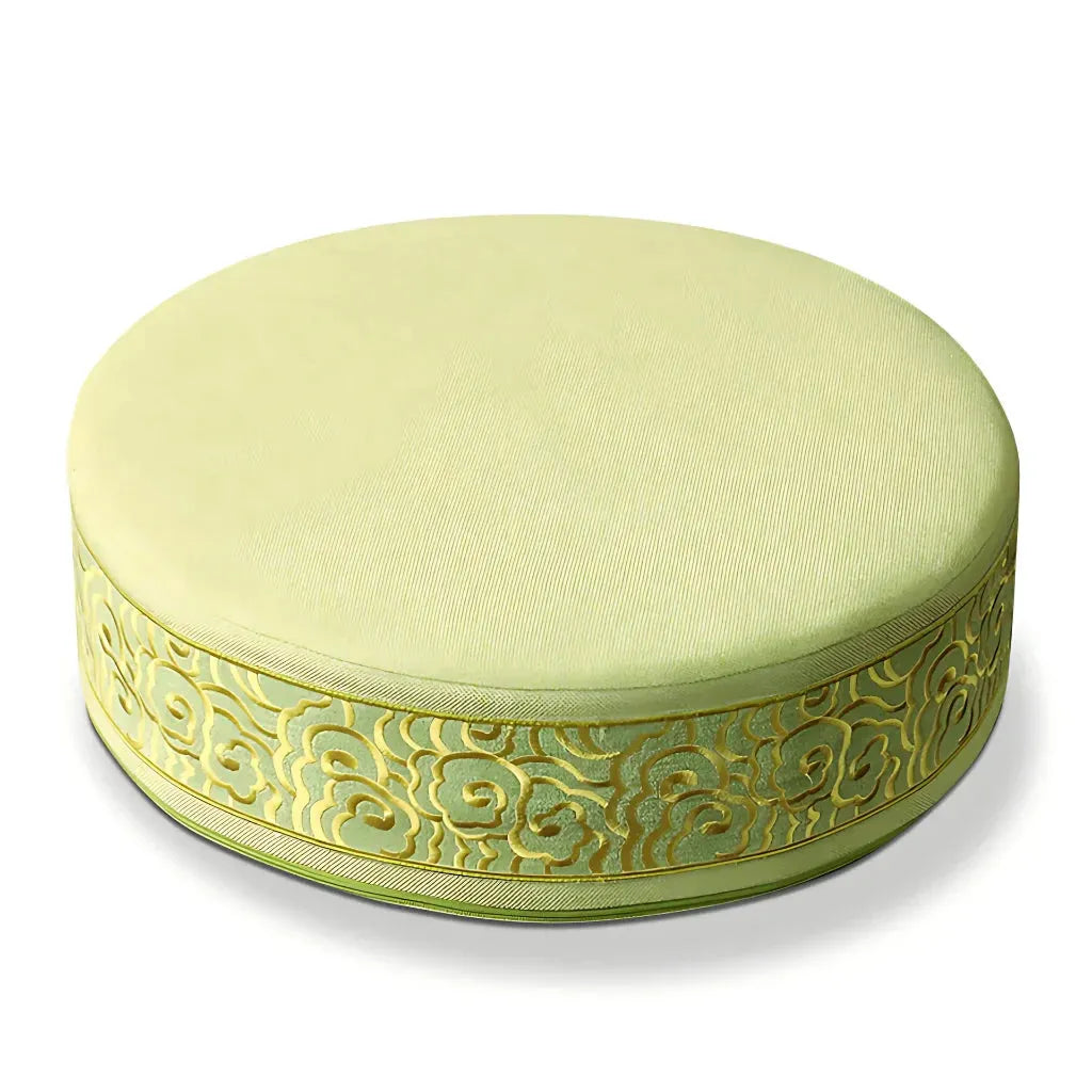Comfort Blend Pouf Floor Pillows For Everyday Ease - Round green / 40x40cm