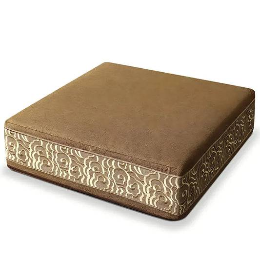 Comfort Blend Pouf Floor Pillows For Everyday Ease - Square brown / 40x40cm