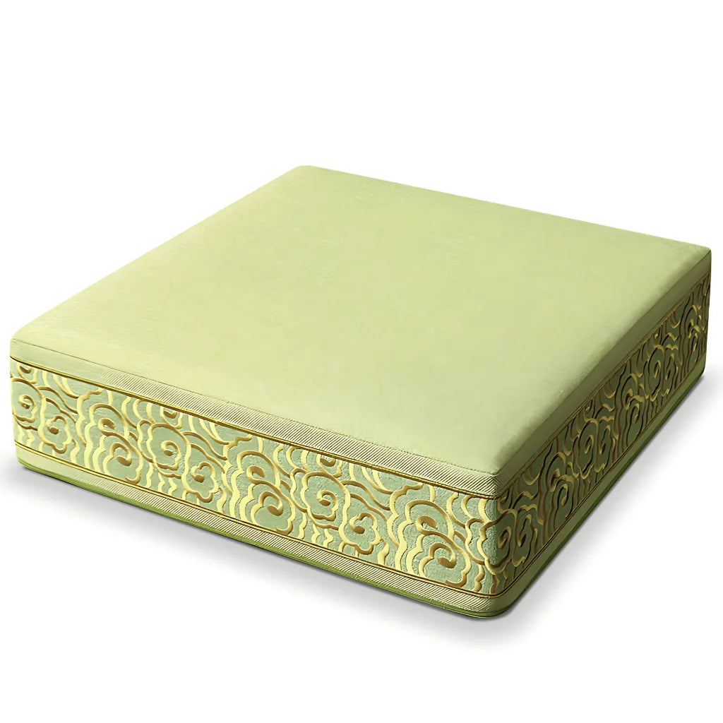 Comfort Blend Pouf Floor Pillows For Everyday Ease - Square green / 40x40cm
