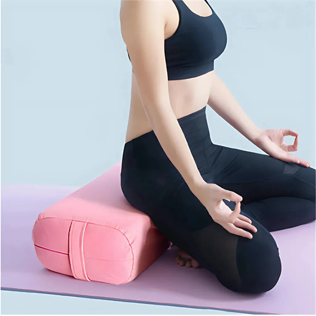 Comfort Fit Yoga Pillow Bolster For Restorative Support
